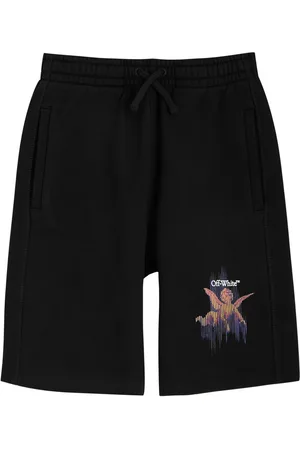 OFF-WHITE Kids Putti Printed Cotton Shorts (13 Years) - - 12Y+ (13 Years)