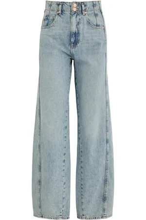 Free People Aster Panelled Straight-leg Jeans - - 25 (W25 / UK6 /xs)