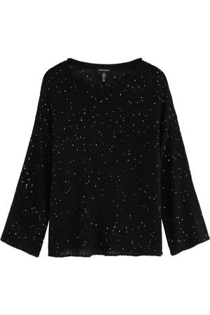 Eileen Fisher Sequin-embellished Wool Jumper - - L (UK 18-20 /xl)