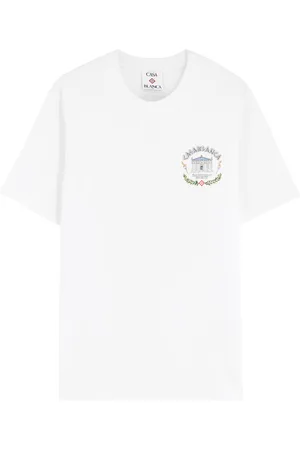 Casablanca Casa Temple Du Sport Printed Cotton T-shirt - - L