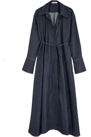 PALMER / HARDING Love Revisited Chambray Midi Wrap Dress - - L (UK14 / L)
