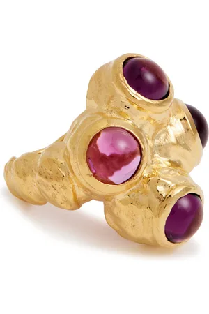 Joanna Laura Constantine Statement 18kt -plated Ring - 7