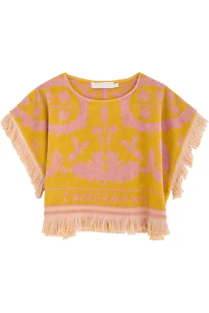 ZIMMERMANN Wylie Patterned Terry top - - 3 (UK 14 / L)