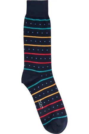 Paul Smith Iago Striped Cotton-blend Socks - - One Size