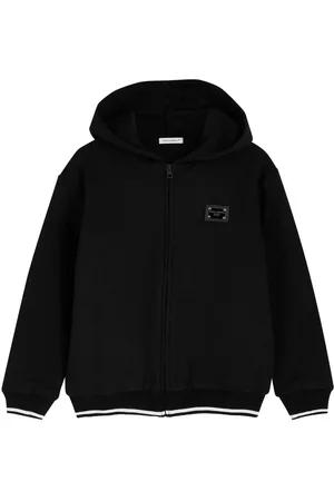Dolce & Gabbana Kids Logo Hooded Cotton Sweatshirt (3-6 Years)