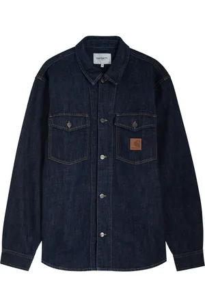 Carhartt Lincoln Logo Denim Overshirt - - M