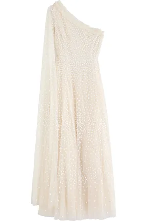 Needle & Thread Scatter Dot One-shoulder Sequin-embellished Gown - - 0 (UK4 /xxs)