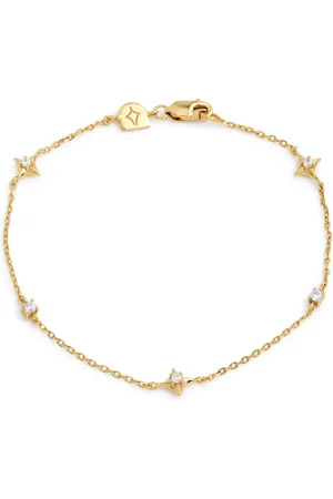 Astrid & Miyu Cosmic Star Charm 18kt -plated Bracelet - One Size