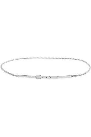 Totême Rhodium-plated Chain Belt - - XS/S