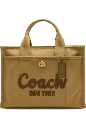 Coach Cargo Logo-embroidered Canvas Tote - - One Size