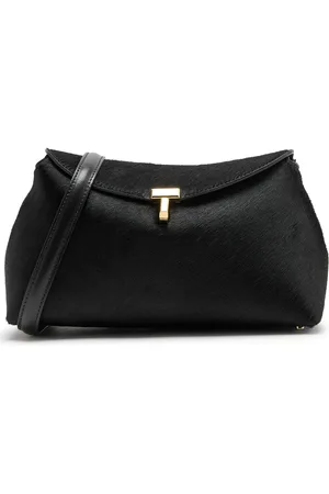 Totême T-lock Calf Hair Clutch - - One Size