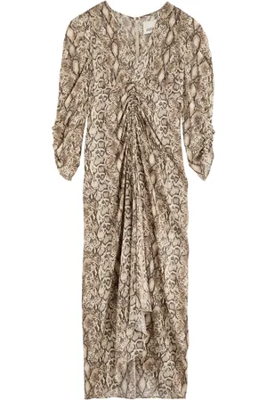 Isabel Marant Albini Stretch-silk Midi Dress - - 38 (UK10 / S)
