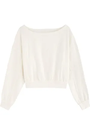Free People Ife Stretch-cotton Sweatshirt - - L (UK16-UK18 / L)