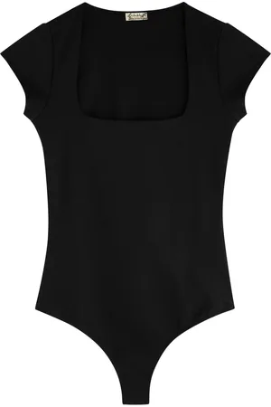 Free People Square Eyes Stretch-jersey Bodysuit - - L (UK16-UK18 / L)