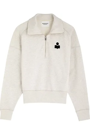 Isabel Marant Isabel Marant étoile Ross Half-zip Cotton-blend Sweatshirt - - 38 (UK10 / S)