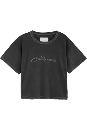 ERL California Cropped Cotton T-shirt - - Xxl