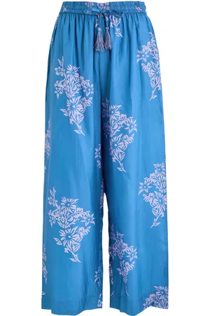 Hannah Artwear Emmy Printed Cropped Silk Trousers - - 0 (UK6-8)