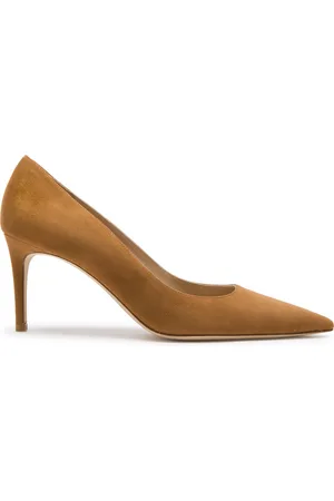 Stuart Weitzman Stuart Power 75 Suede Pumps