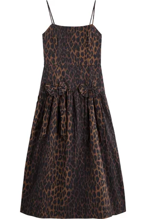 Damson Madder Persephone -print Cotton Midi Dress - 10 (UK10 / S)