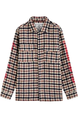 Billionaire Boys Club Logo Checked Flannel Shirt - - L