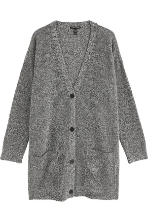 Eileen Fisher Knitted Cotton-blend Cardigan - - M (UK 14-16 / L)