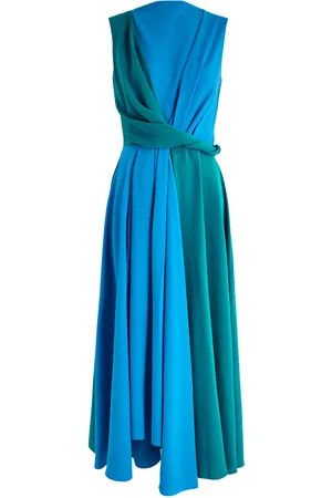 Roksanda Parsa Colour-blocked Twisted Midi Dress - - 6 (UK6 /xs)