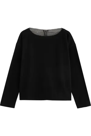 Eileen Fisher Reversible Striped Cotton top - - M (UK 14-16 / L)