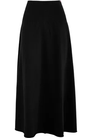 EXTREME CASHMERE N°388 Ease Cashmere-blend Midi Skirt - - One Size