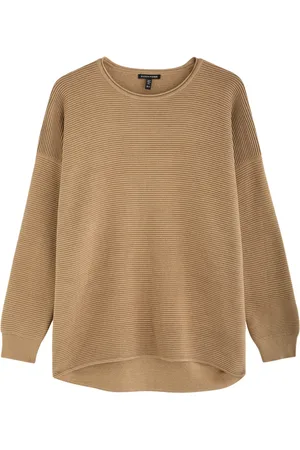 Eileen Fisher Ribbed Cotton-blend Jumper - - M (UK 14-16 / L)