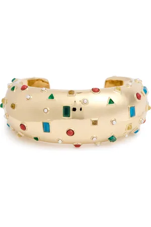 ZIMMERMANN Wish Embellished 12kt -plated Cuff - One Size