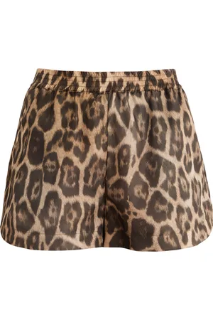 Stella McCartney Leopard-print Woven Shorts - - 42 (UK10 / S)