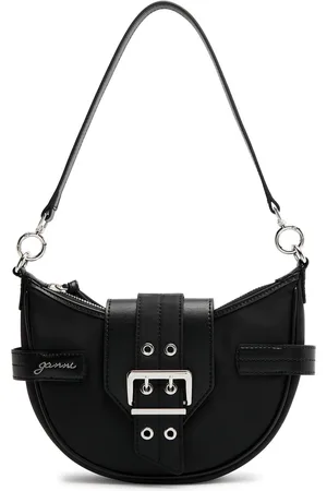 Ganni Bucky Eyelet-embellished Nylon Shoulder bag - - One Size