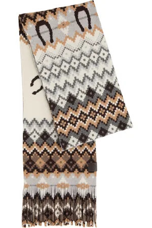 Stella McCartney Fair Isle Intarsia Wool Scarf - - One Size