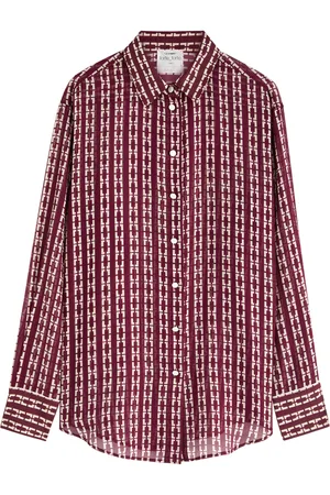 FORTE FORTE Printed Cotton-blend Voile Shirt - - 1 (UK 8 / S)