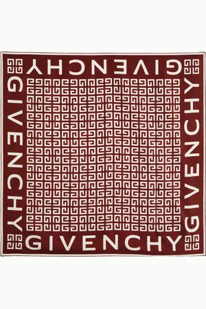Givenchy Logo-print Silk-satin Scarf - - One Size