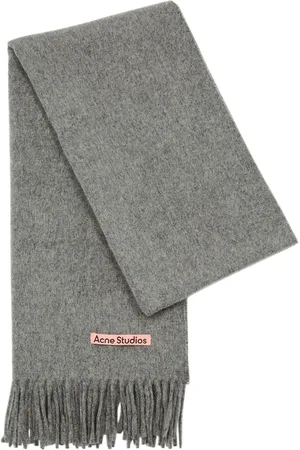 Acne Studios Canada Fringed Wool Scarf - - One Size