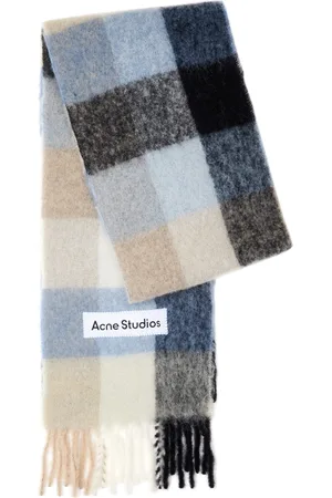 Acne Studios Valley Checked Alpaca-blend Scarf - - One Size