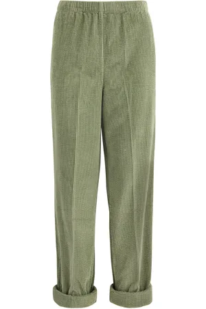 American Vintage Padow Cropped Tapered Corduroy Trousers - - M (UK12 / M)