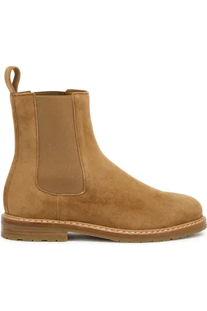 LEGRES Suede Chelsea Ankle Boots - - 38 (IT38/ UK5)