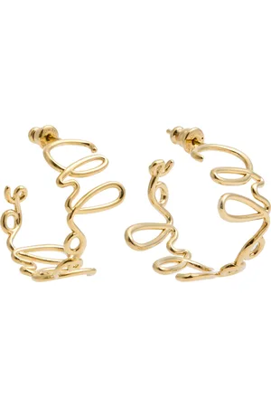 Chloé Iconic Logo Hoop Earrings - - One Size