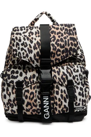 Ganni Print Nylon Backpack - One Size