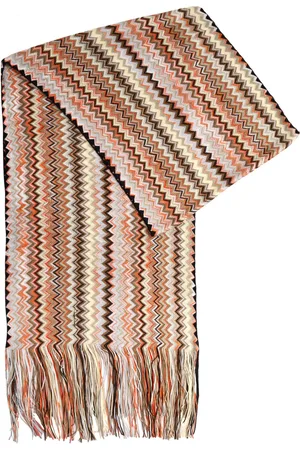 Missoni Zigzag-intarsia Fine-knit Scarf - - One Size