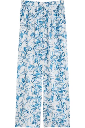 Melissa Odabash Olivia Floral-print Wide-leg Trousers - - XS (UK6 / XS)