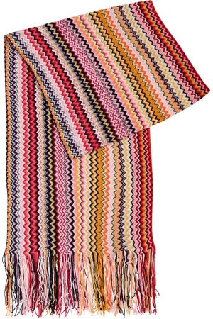 Missoni Zigzag-intarsia Fine-knit Scarf - - One Size