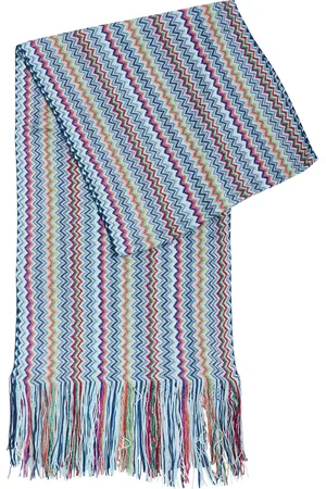 Missoni Zigzag-intarsia Fine-knit Scarf - - One Size