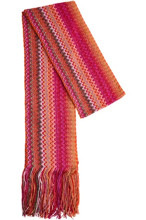 Missoni Zigzag-intarsia Metallic-knit Scarf - - One Size