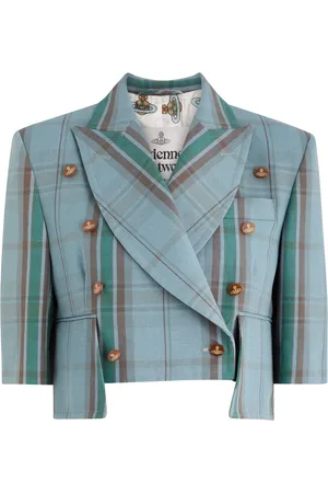 Vivienne Westwood Tartan-print Cotton-blend Jacket - - 42 (UK10 / S)