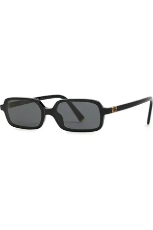 Miu Miu Regard Rectangle-frame Sunglasses - - One Size