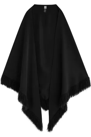 Totême Fringed Crepe de Chine Scarf - - One Size
