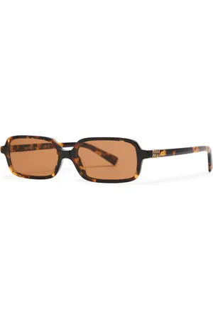 Miu Miu Regard Rectangle-frame Sunglasses - - One Size
